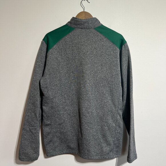 Dartmouth G1/4 Zip Gray and Green Medium Ivy League Pullover - Picture 4 of 4